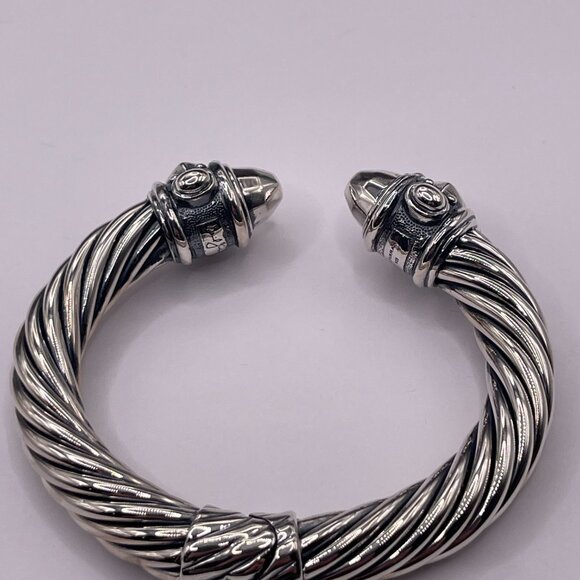 David Yurman Sterling Silver Renaissance Bracelet, 9mm - Picture 6 of 12